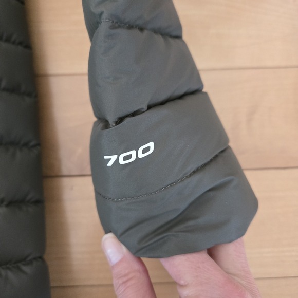 NEW The North Face Stretch Down Parka in Dark Green Olive Size Small S #C3853 - Picture 8 of 16